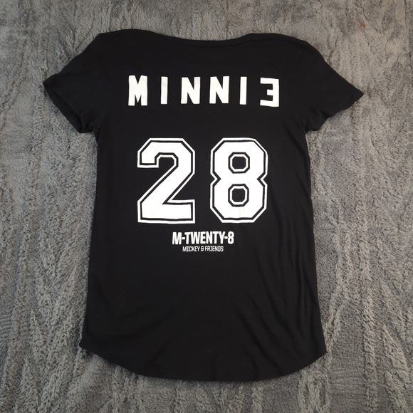 Einnim 28 Disney Collection By Neff Womens XS Black Minnie Mouse Graphic T Shirt - Picture 5 of 8